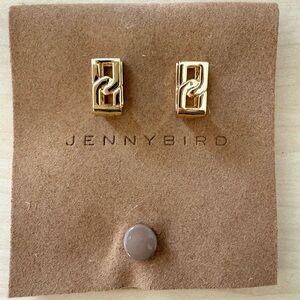 Jenny Bird U link Gold Earrings